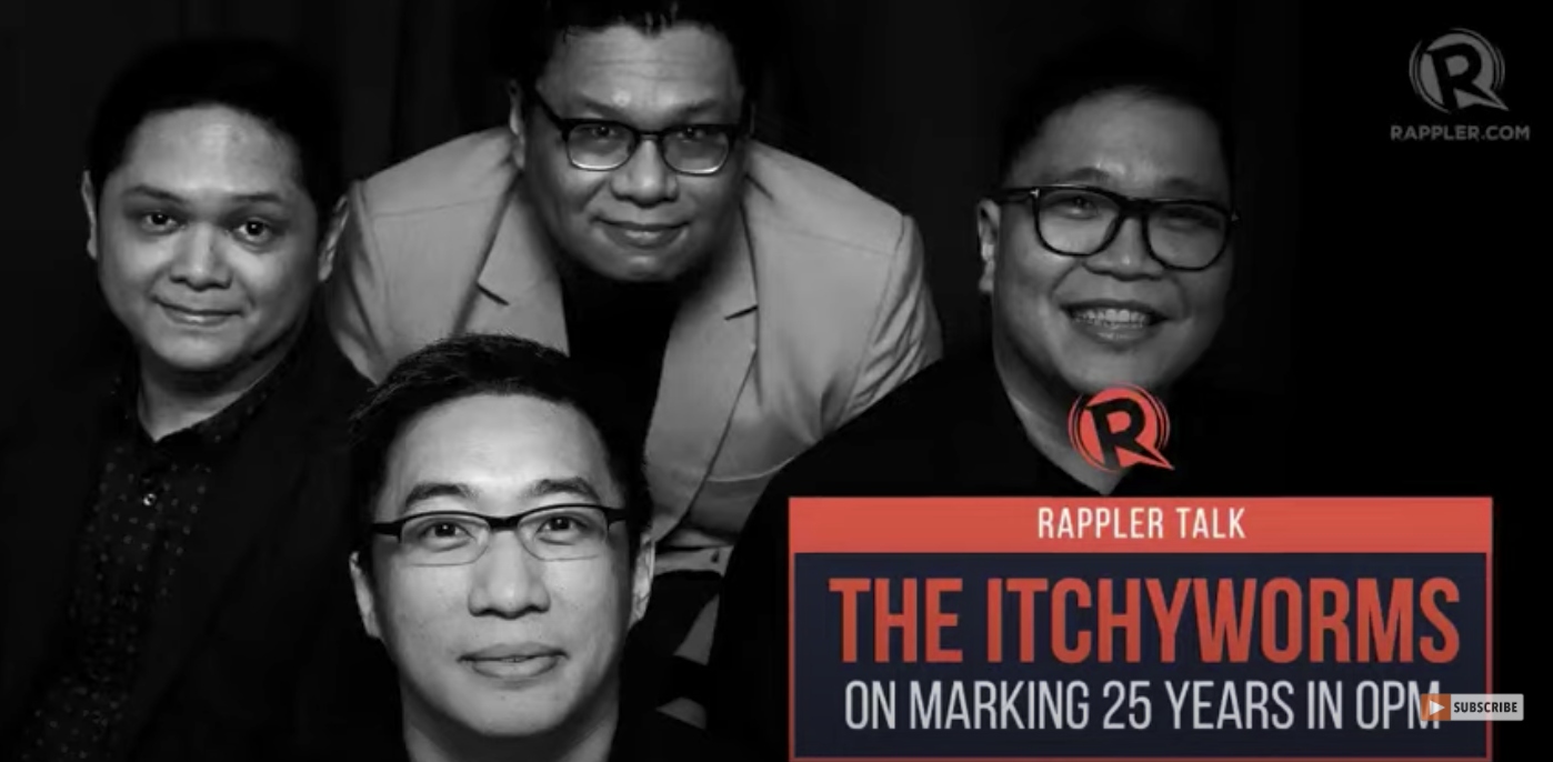 Rappler Talk Entertainment: The Itchyworms on marking 25 years in OPM